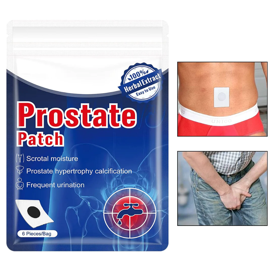 2 Packs ( 6 patchs ) 6pcs de soins de la prostate