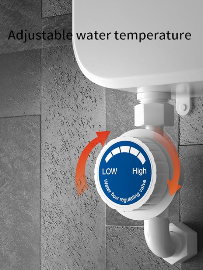 Chauffe-eau Allemand thermostatique instantané avec les accessories